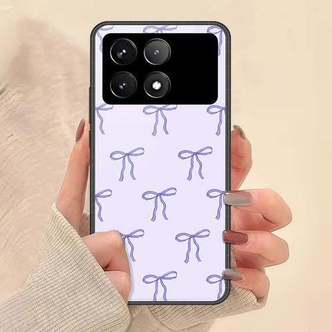 Xiaomi Poco F6 Pro Cover - ONation Bow Series - HQ Ultra Shine Premium Infinity Glass Soft Silicon Borders Case