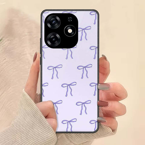 Tecno Spark 10 Pro Cover - ONation Bow Series - HQ Ultra Shine Premium Infinity Glass Soft Silicon Borders Case
