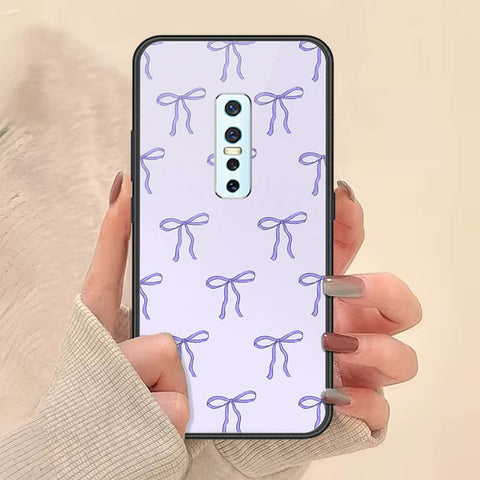 Vivo V17 Pro Cover - ONation Bow Series - HQ Ultra Shine Premium Infinity Glass Soft Silicon Borders Case