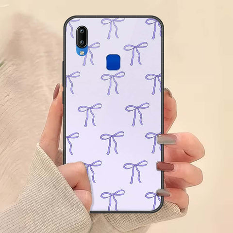 Vivo Y91i Cover - ONation Bow Series - HQ Ultra Shine Premium Infinity Glass Soft Silicon Borders Case