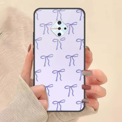 Vivo Y9s Cover - ONation Bow Series - HQ Ultra Shine Premium Infinity Glass Soft Silicon Borders Case