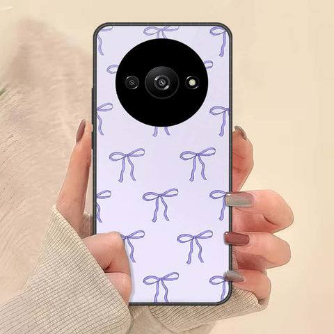 Xiaomi Poco C61 Cover - ONation Bow Series - HQ Ultra Shine Premium Infinity Glass Soft Silicon Borders Case