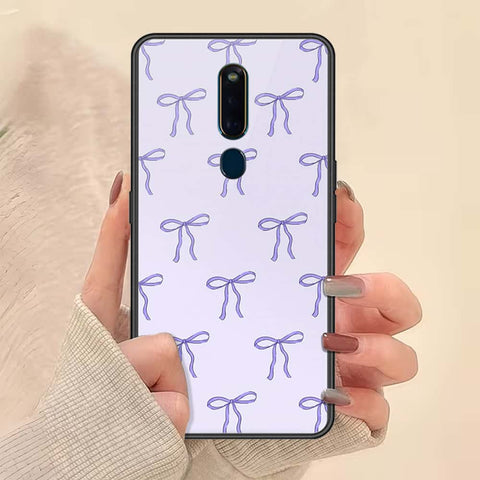 Oppo R19 Cover - ONation Bow Series - HQ Ultra Shine Premium Infinity Glass Soft Silicon Borders Case
