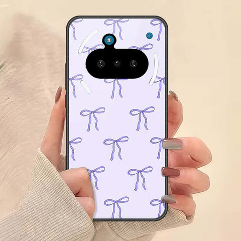 Nothing Phone 3a Cover - ONation Bow Series - HQ Ultra Shine Premium Infinity Glass Soft Silicon Borders Case