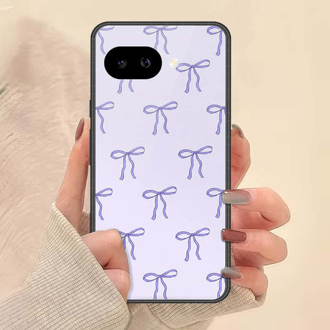 Google Pixel 9a Cover - ONation Bow Series - HQ Ultra Shine Premium Infinity Glass Soft Silicon Borders Case