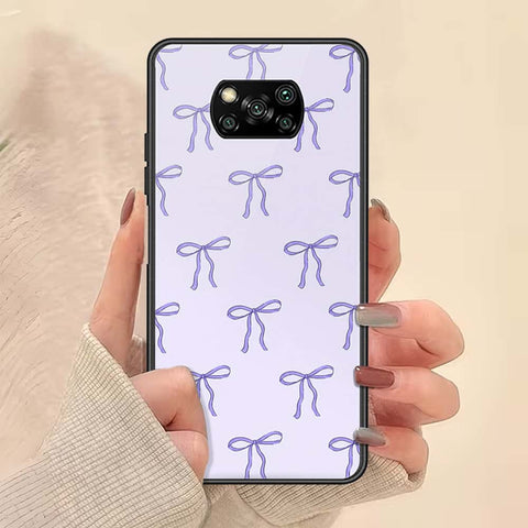 Xiaomi Poco X3 Pro Cover - ONation Bow Series - HQ Ultra Shine Premium Infinity Glass Soft Silicon Borders Case