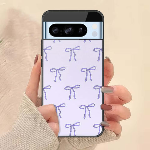 Google Pixel 8 Pro Cover - ONation Bow Series - HQ Ultra Shine Premium Infinity Glass Soft Silicon Borders Case