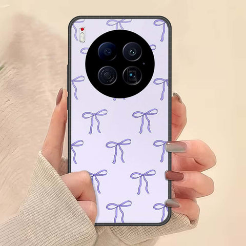 Tecno Camon 40 Premier 4G Cover - ONation Bow Series - HQ Ultra Shine Premium Infinity Glass Soft Silicon Borders Case