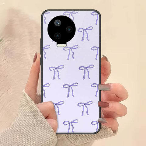Infinix Note 11 Pro Cover - ONation Bow Series - HQ Ultra Shine Premium Infinity Glass Soft Silicon Borders Case