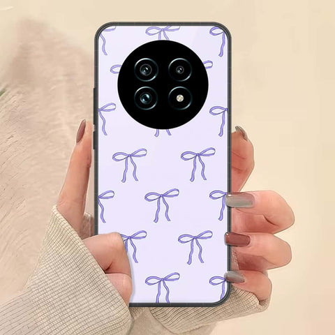 Realme 13 Plus 5G Cover - ONation Bow Series - HQ Ultra Shine Premium Infinity Glass Soft Silicon Borders Case