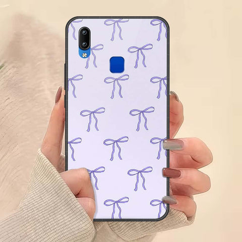 Vivo Y90 Cover - ONation Bow Series - HQ Ultra Shine Premium Infinity Glass Soft Silicon Borders Case