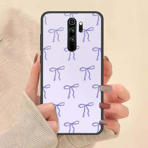 Xiaomi Redmi Note 8 Pro Cover - ONation Bow Series - HQ Ultra Shine Premium Infinity Glass Soft Silicon Borders Case