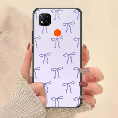 Xiaomi Poco C3 Cover - ONation Bow Series - HQ Ultra Shine Premium Infinity Glass Soft Silicon Borders Case