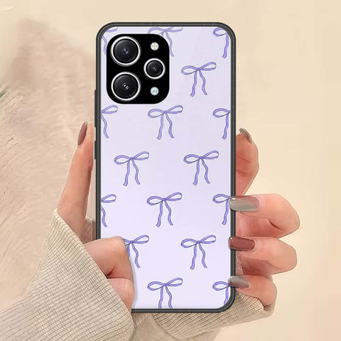 Xiaomi Redmi Note 12R Cover - ONation Bow Series - HQ Ultra Shine Premium Infinity Glass Soft Silicon Borders Case