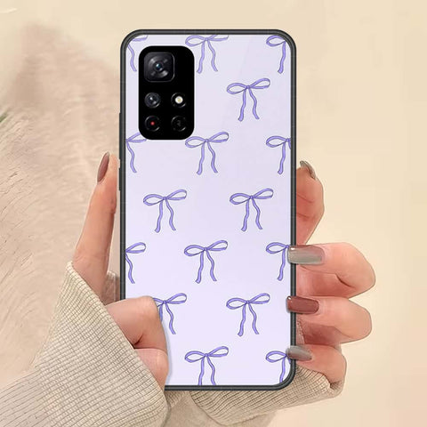 Xiaomi Poco M4 Pro 5G Cover - ONation Bow Series - HQ Ultra Shine Premium Infinity Glass Soft Silicon Borders Case