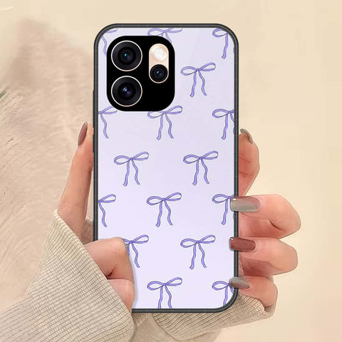 Oppo Reno 15 Pro Cover - ONation Bow Series - HQ Ultra Shine Premium Infinity Glass Soft Silicon Borders Case