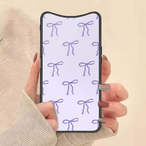 Oppo Find X Cover - ONation Bow Series - HQ Ultra Shine Premium Infinity Glass Soft Silicon Borders Case