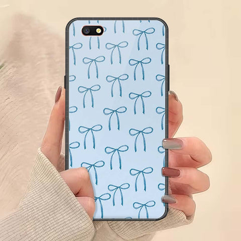 Oppo A77 Cover - ONation Bow Series - HQ Ultra Shine Premium Infinity Glass Soft Silicon Borders Case