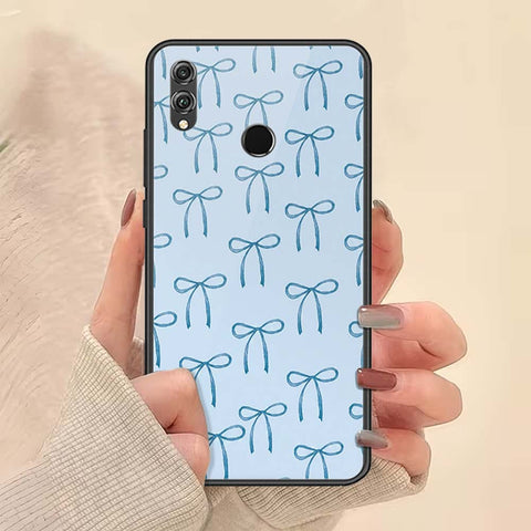 Huawei Honor 8X Cover - ONation Bow Series - HQ Ultra Shine Premium Infinity Glass Soft Silicon Borders Case
