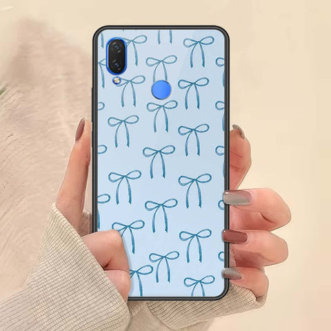 Huawei Enjoy 9 Plus Cover - ONation Bow Series - HQ Ultra Shine Premium Infinity Glass Soft Silicon Borders Case