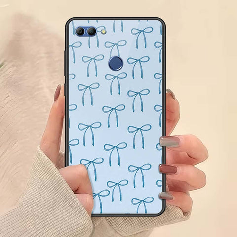 Huawei Enjoy 8 Plus Cover - ONation Bow Series - HQ Ultra Shine Premium Infinity Glass Soft Silicon Borders Case