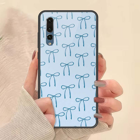 Huawei P20 Pro Cover - ONation Bow Series - HQ Ultra Shine Premium Infinity Glass Soft Silicon Borders Case