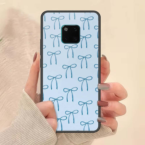 Huawei Mate 20 Pro Cover - ONation Bow Series - HQ Ultra Shine Premium Infinity Glass Soft Silicon Borders Case
