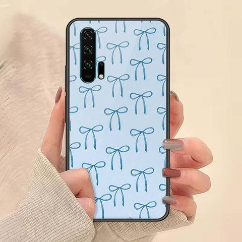 Honor 20 Pro Cover - ONation Bow Series - HQ Ultra Shine Premium Infinity Glass Soft Silicon Borders Case