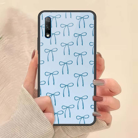 Honor 9X Cover - ONation Bow Series - HQ Ultra Shine Premium Infinity Glass Soft Silicon Borders Case