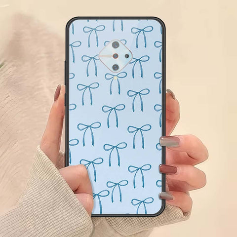 Vivo S1 Pro Cover - ONation Bow Series - HQ Ultra Shine Premium Infinity Glass Soft Silicon Borders Case