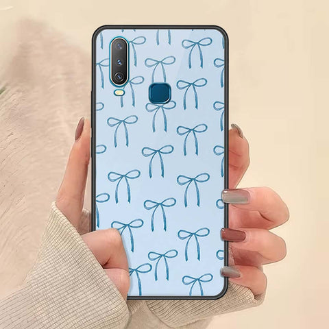 Vivo Y12 Cover - ONation Bow Series - HQ Ultra Shine Premium Infinity Glass Soft Silicon Borders Case
