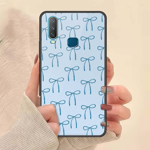 Vivo Y15 Cover - ONation Bow Series - HQ Ultra Shine Premium Infinity Glass Soft Silicon Borders Case