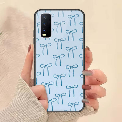 Vivo Y11s Cover - ONation Bow Series - HQ Ultra Shine Premium Infinity Glass Soft Silicon Borders Case