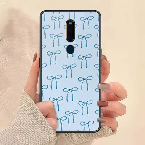 Oppo F11 Pro Cover - ONation Bow Series - HQ Ultra Shine Premium Infinity Glass Soft Silicon Borders Case