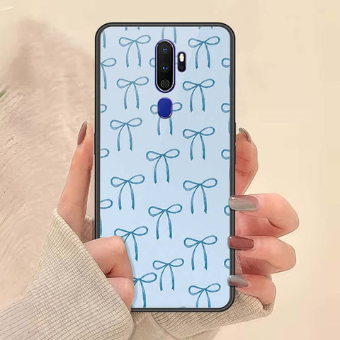 Oppo A5 2020 Cover - ONation Bow Series - HQ Ultra Shine Premium Infinity Glass Soft Silicon Borders Case