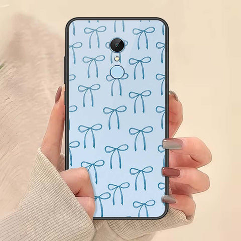 Xiaomi Redmi 5 Cover - ONation Bow Series - HQ Ultra Shine Premium Infinity Glass Soft Silicon Borders Case