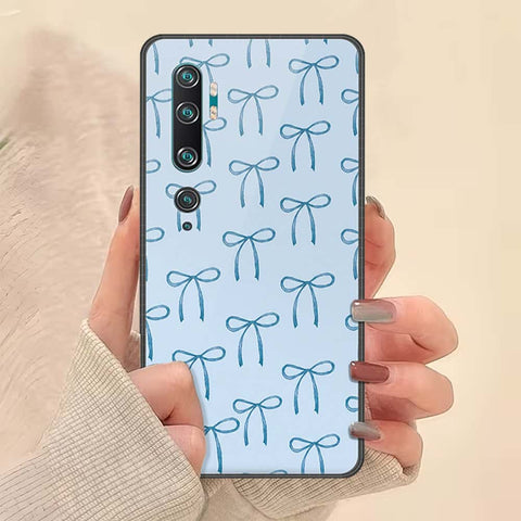 Xiaomi Mi CC9 Pro Cover - ONation Bow Series - HQ Ultra Shine Premium Infinity Glass Soft Silicon Borders Case
