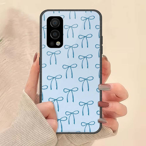 OnePlus Nord 2 Cover - ONation Bow Series - HQ Ultra Shine Premium Infinity Glass Soft Silicon Borders Case