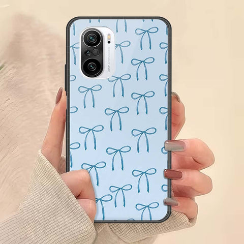 Xiaomi Redmi K40 Pro Plus Cover - ONation Bow Series - HQ Ultra Shine Premium Infinity Glass Soft Silicon Borders Case