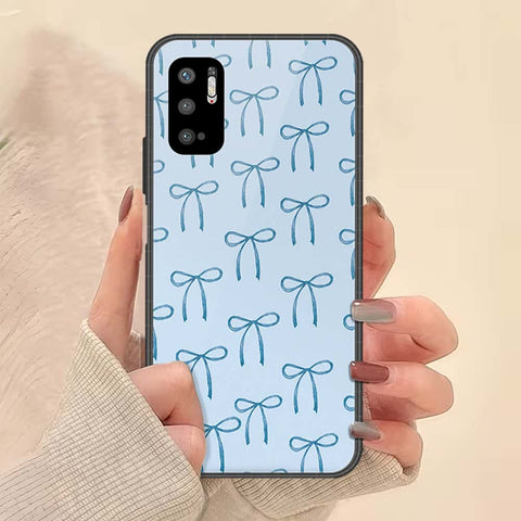 Xiaomi Redmi Note 10t 5G Cover - ONation Bow Series - HQ Ultra Shine Premium Infinity Glass Soft Silicon Borders Case