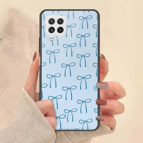 Samsung Galaxy M32 Cover - ONation Bow Series - HQ Ultra Shine Premium Infinity Glass Soft Silicon Borders Case