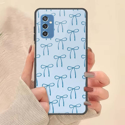 Samsung Galaxy M52 5G Cover - ONation Bow Series - HQ Ultra Shine Premium Infinity Glass Soft Silicon Borders Case