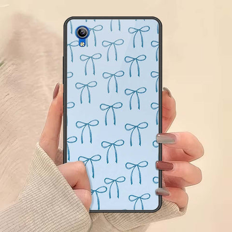 Vivo Y91C Cover - ONation Bow Series - HQ Ultra Shine Premium Infinity Glass Soft Silicon Borders Case