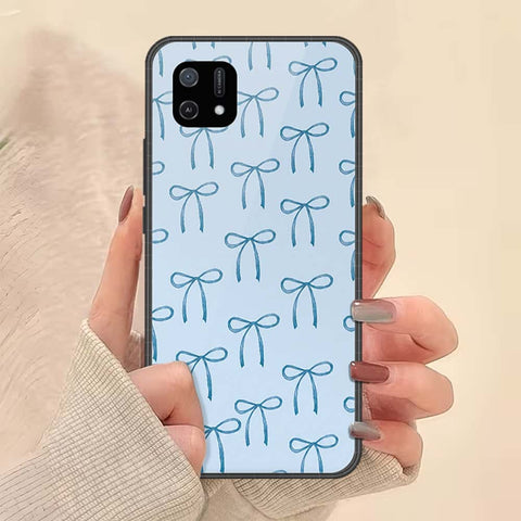 Oppo A16e Cover - ONation Bow Series - HQ Ultra Shine Premium Infinity Glass Soft Silicon Borders Case