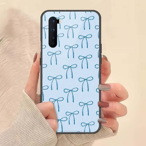 OnePlus Nord Cover - ONation Bow Series - HQ Ultra Shine Premium Infinity Glass Soft Silicon Borders Case