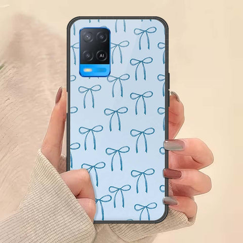 Oppo A54 4G Cover - ONation Bow Series - HQ Ultra Shine Premium Infinity Glass Soft Silicon Borders Case
