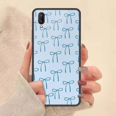 Vivo X21s Cover - ONation Bow Series - HQ Ultra Shine Premium Infinity Glass Soft Silicon Borders Case