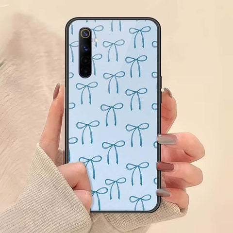 Realme 6 Cover - ONation Bow Series - HQ Ultra Shine Premium Infinity Glass Soft Silicon Borders Case