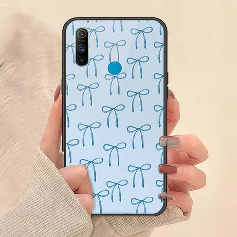 Realme 6i Cover - ONation Bow Series - HQ Ultra Shine Premium Infinity Glass Soft Silicon Borders Case