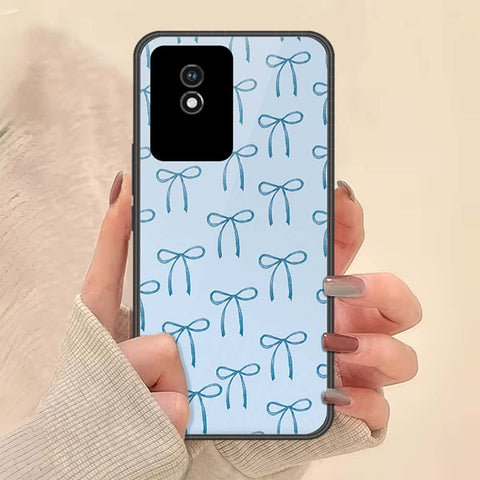 Vivo Y02t Cover - ONation Bow Series - HQ Ultra Shine Premium Infinity Glass Soft Silicon Borders Case